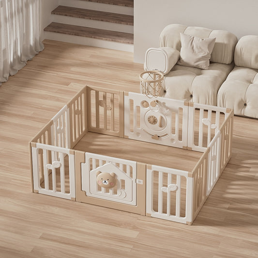 FEELKIDS - Ogradica Meda 150x180x63 cm (Nesklopiva)