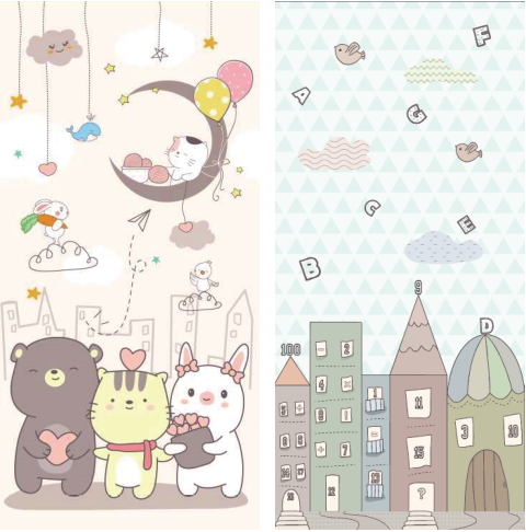 Sklopiva dvostrana podloga | Bajkovit gradić