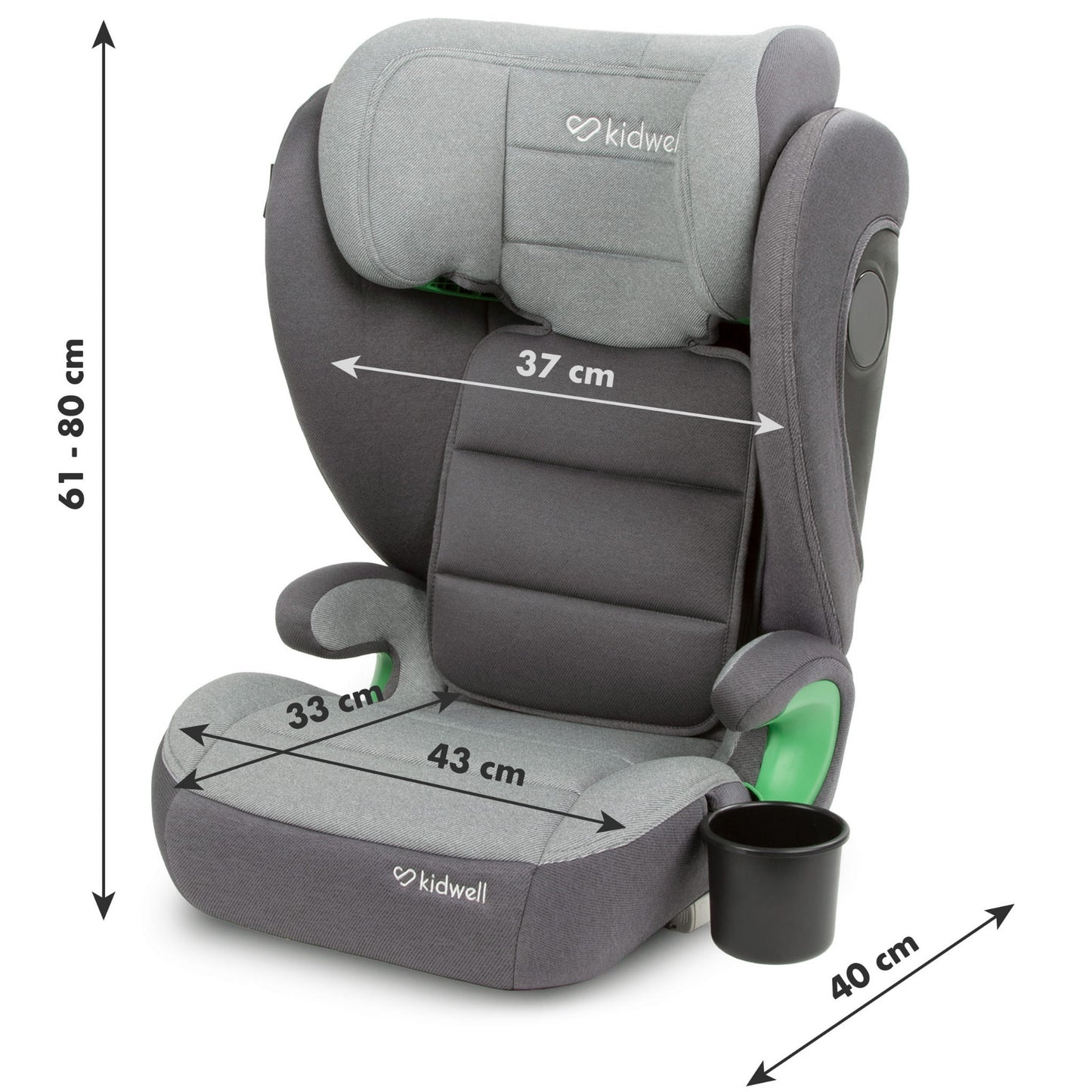 KIDWELL - WESTON i-Size Tamno Siva
