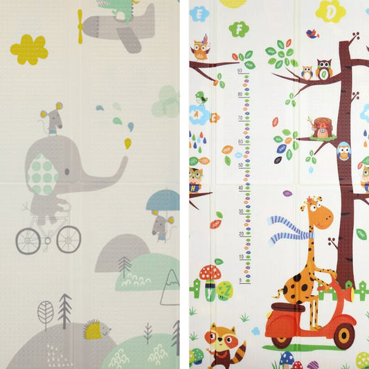 Sklopiva dvostrana podloga | Žirafa na motoru