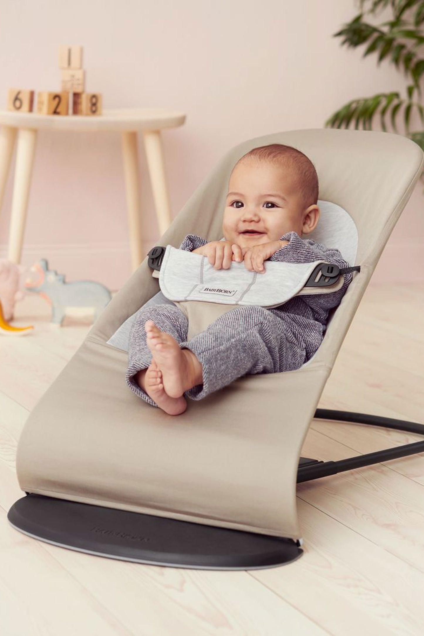 BABY BJORN - Balance Soft Cotton / Jersey - Bež/Siva (BF) - 005083