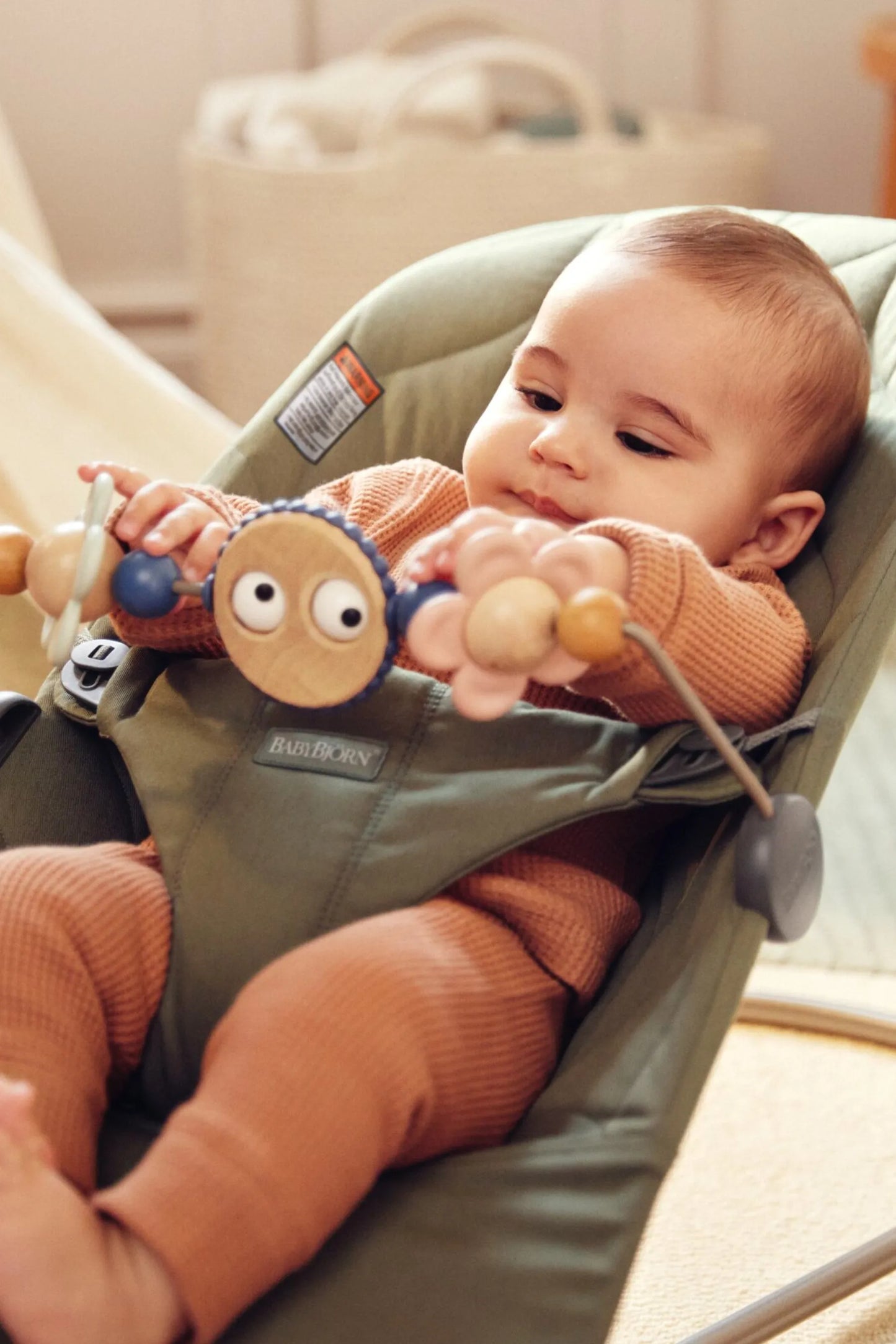 BABY BJORN - Bliss /Woven Petal Quilt - Tamno zelena - 006140