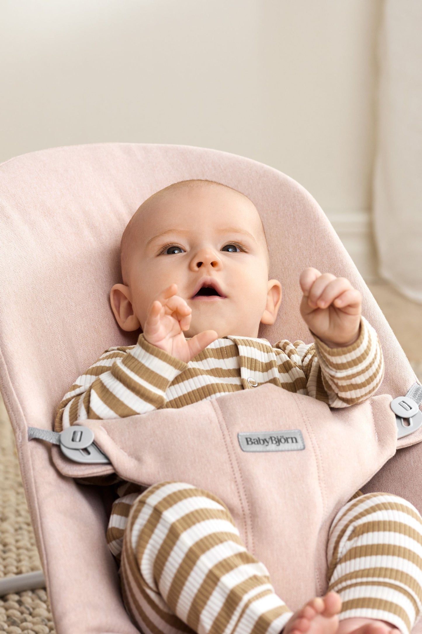BABY BJORN - Bliss / Woven Melange - Svetlo roze - 006028