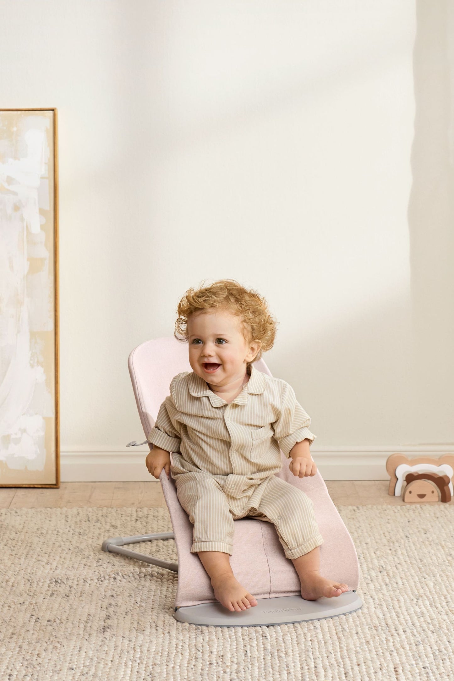 BABY BJORN - Bliss / Woven Melange - Svetlo roze - 006028