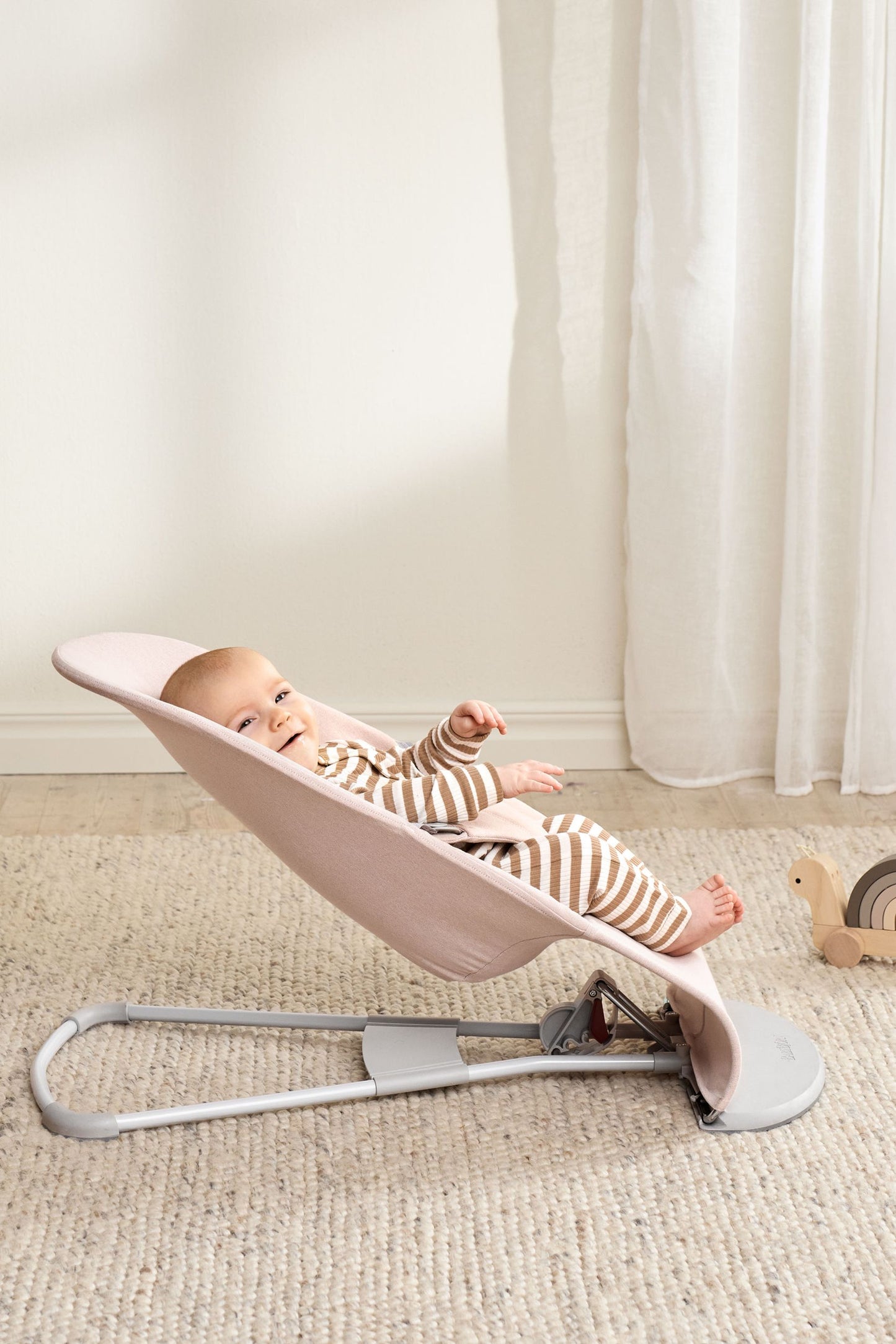 BABY BJORN - Bliss / Woven Melange - Svetlo roze - 006028