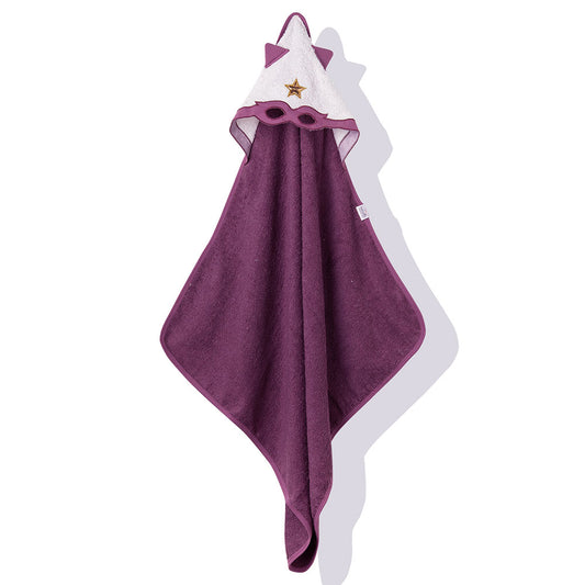 BEBETTO - Čarobnjak | Peškir sa kapuljačom - Ljubičasta