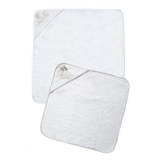 TRI DRUGARA - Peškir sa kapuljačom 100x100cm | Bež