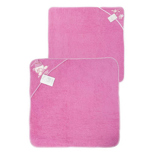 TRI DRUGARA - Peškir sa kapuljačom 100x100cm | Ciklama