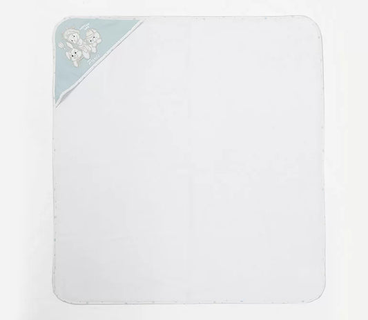 TRI DRUGARA - U Parizu | Peškir sa kapuljačom 100x100cm - Plava