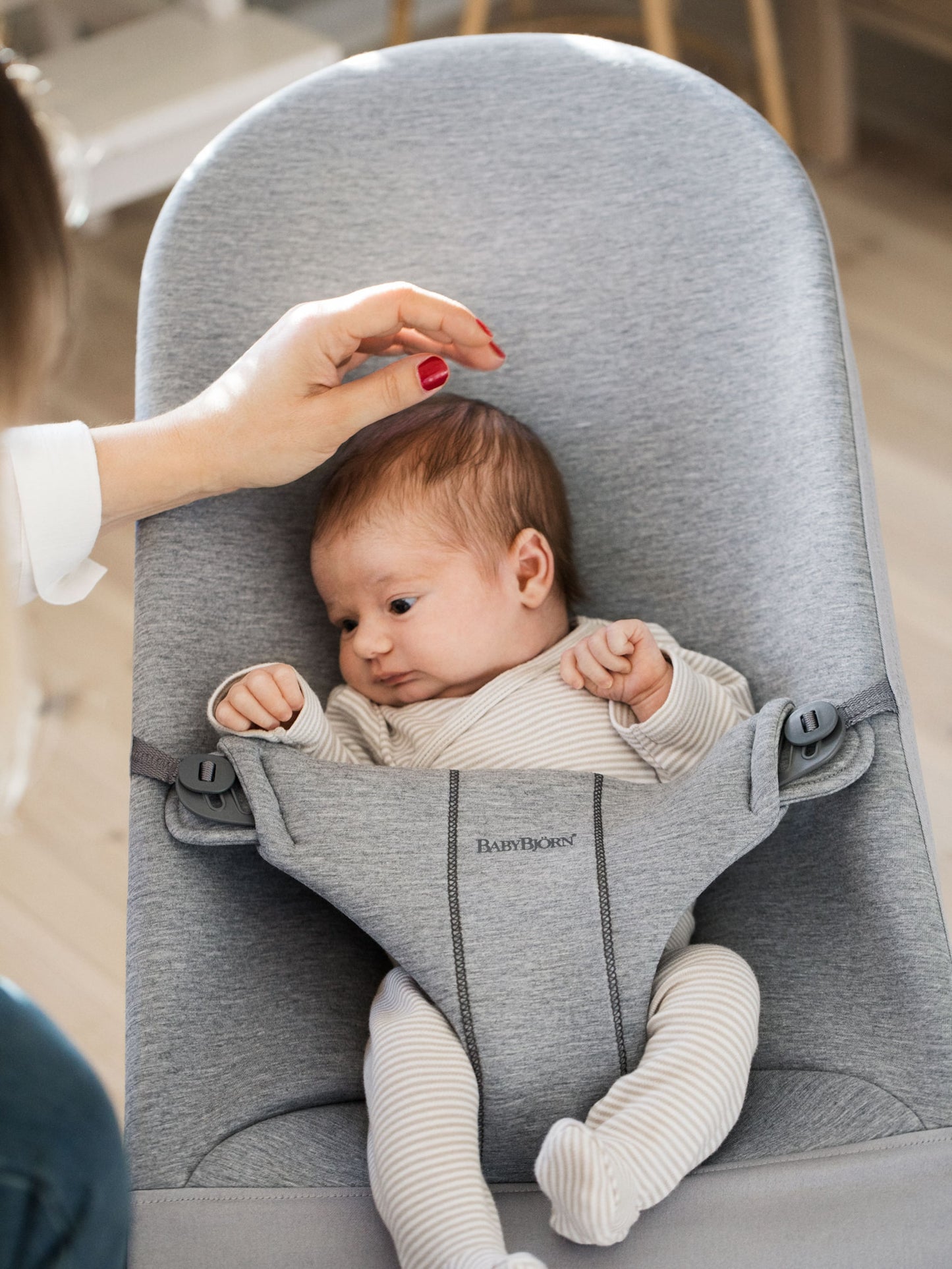 BABY BJORN - Bliss / 3D Jersey - Svetlo Siva - 006072