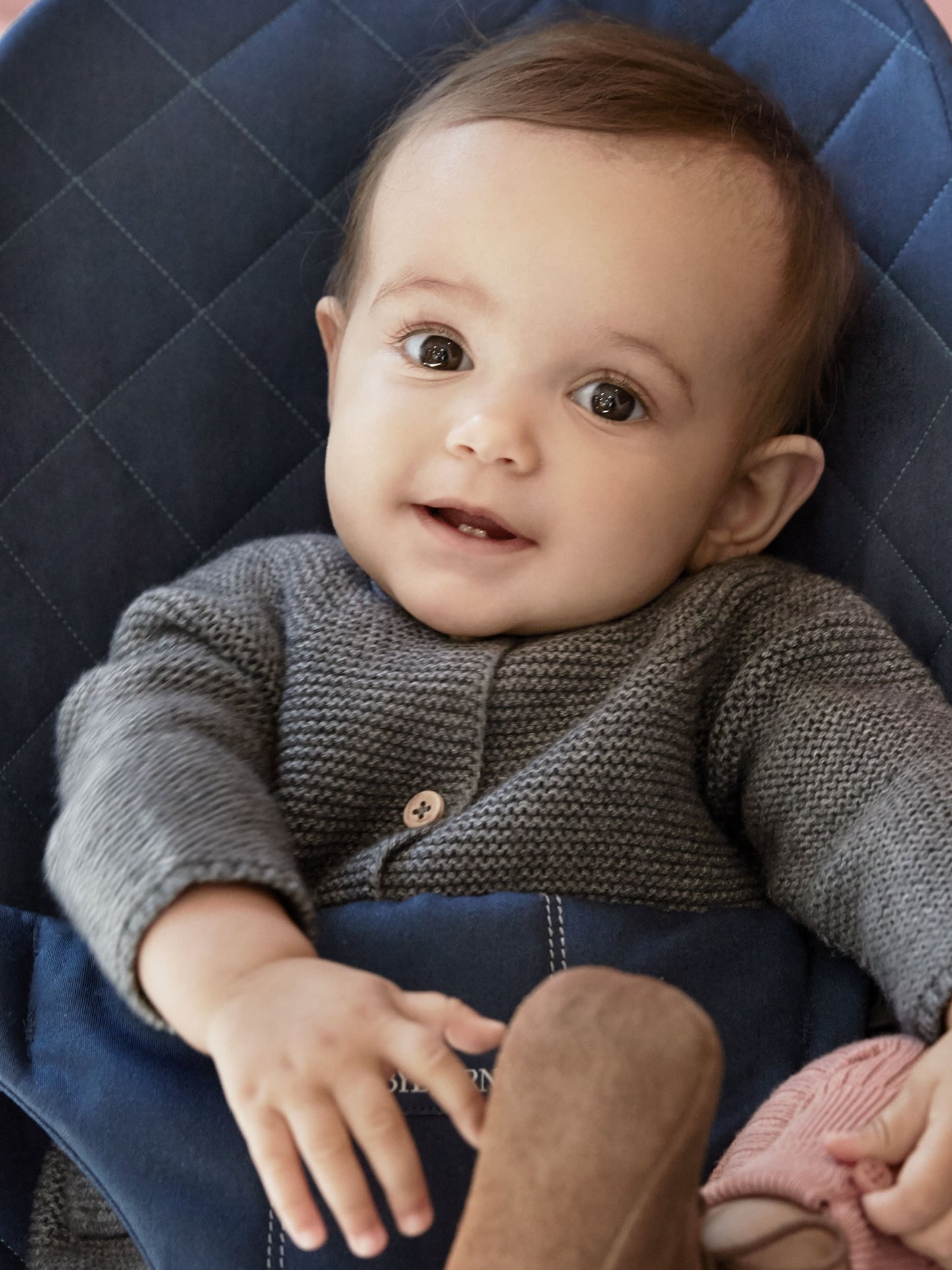 BABY BJORN - Bliss / Woven Classic Quilt - Teget - 006115