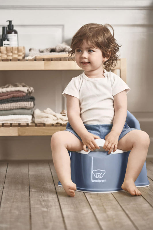 BABY BJORN - Potty Chair | Plavo-bela
