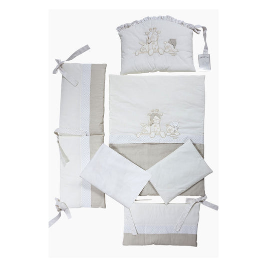 TRI DRUGARA - Posteljina za krevetac | Bež