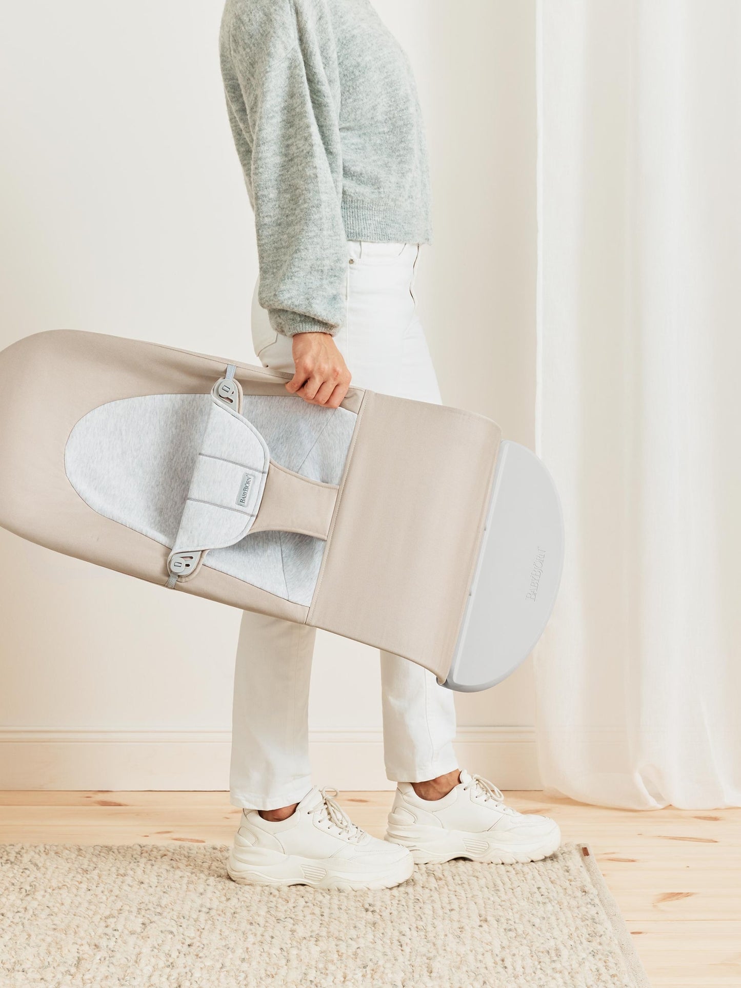 BABY BJORN - Balance Soft Woven/Jersey - Bež/Siva - 005383