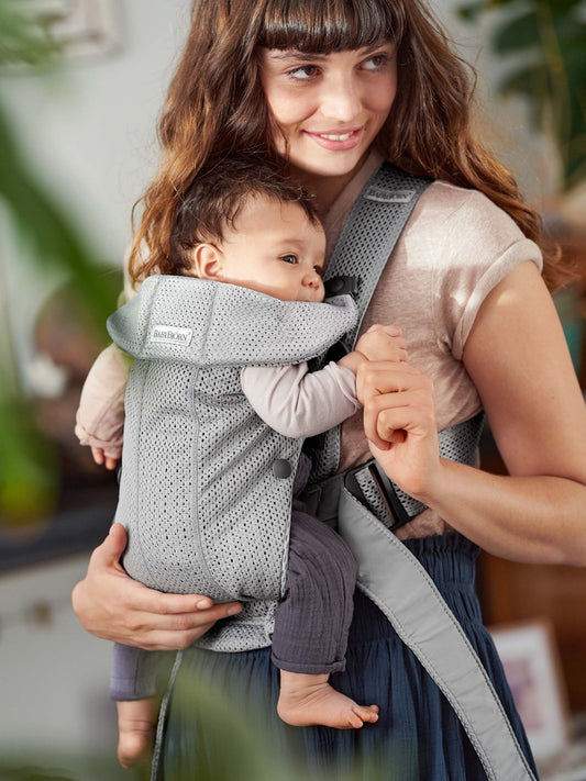 BABY BJORN - CARRIER | Mini / 3D Mesh - Siva (0-1 god)