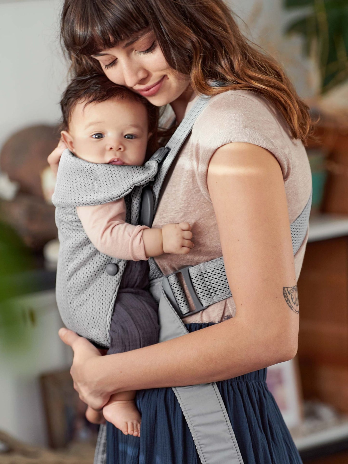 BABY BJORN - CARRIER | Mini / 3D Mesh - Siva (0-1 god)