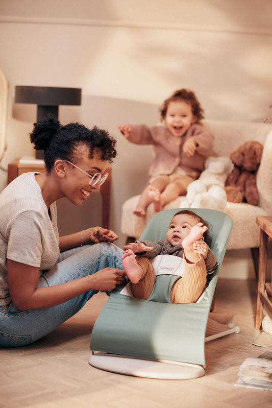 BABY BJORN - Balance Soft Woven/Jersey - Zelena/Siva - 005270