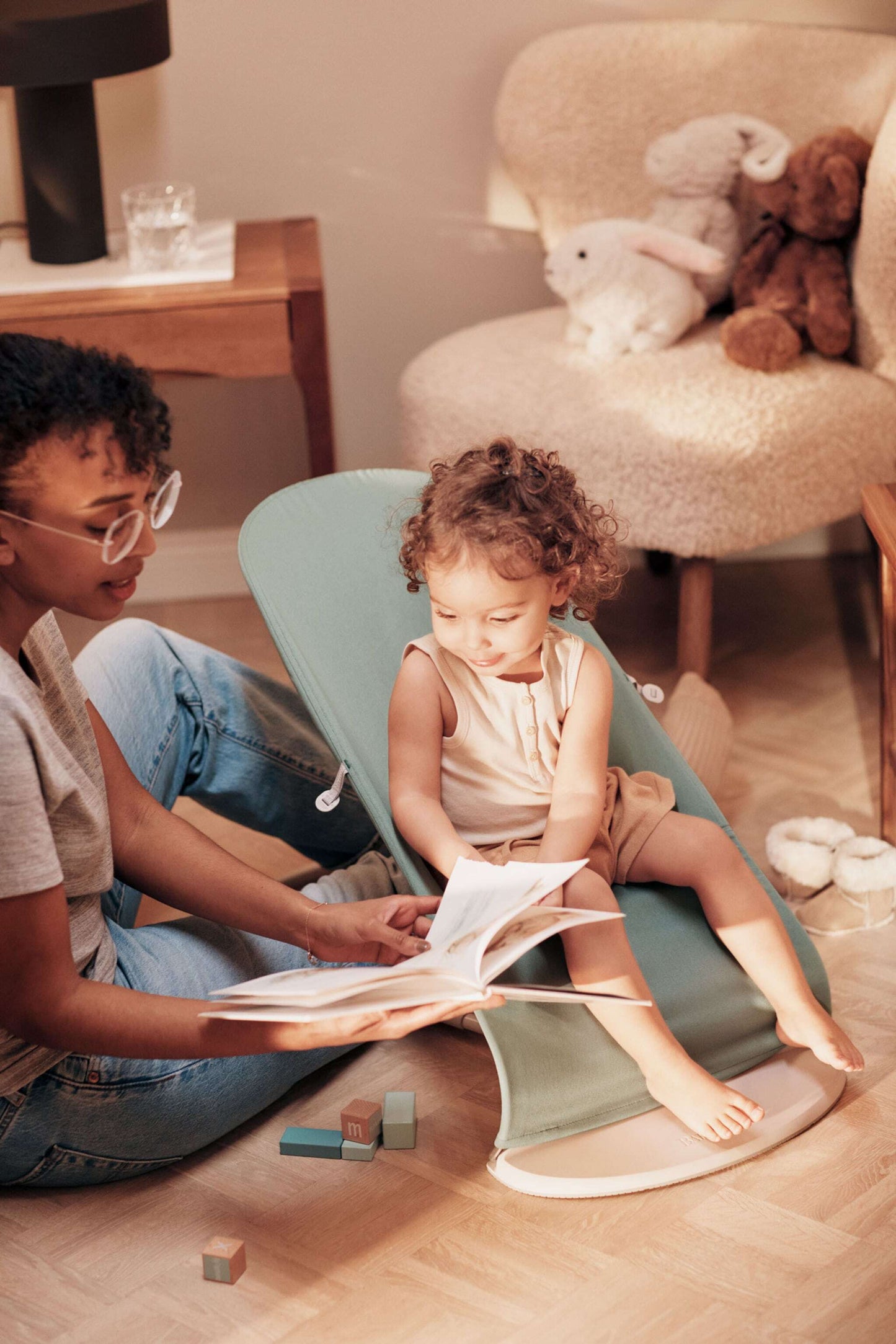 BABY BJORN - Balance Soft Woven/Jersey - Zelena/Siva - 005270