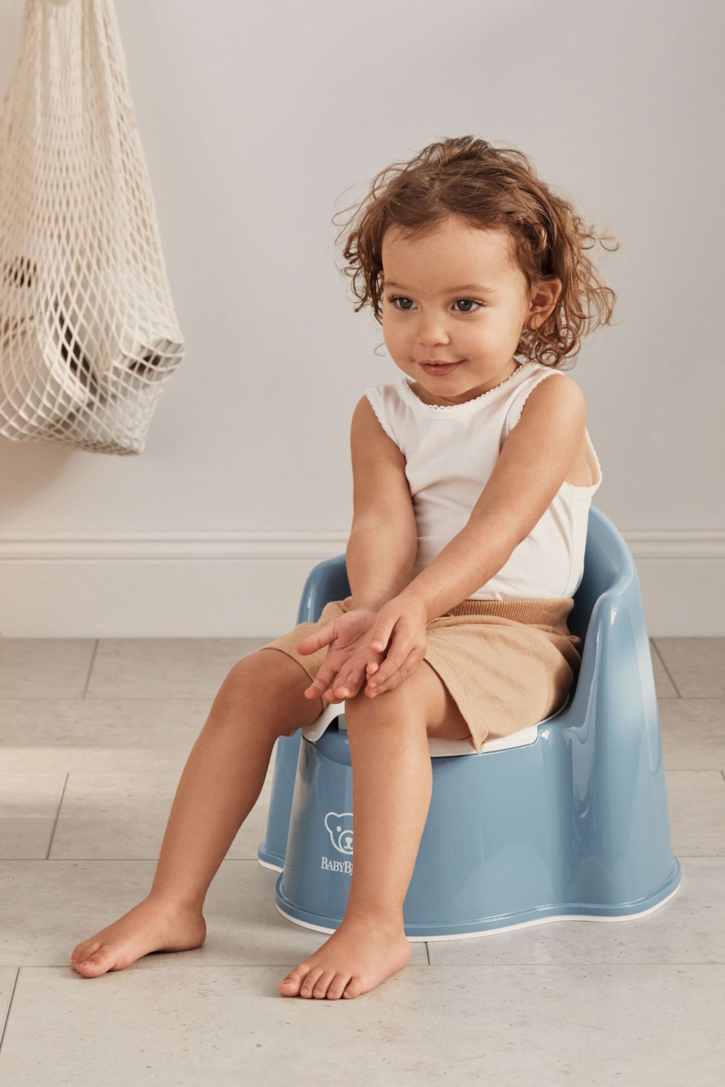 BABY BJORN - Potty Chair | Plavo-bela