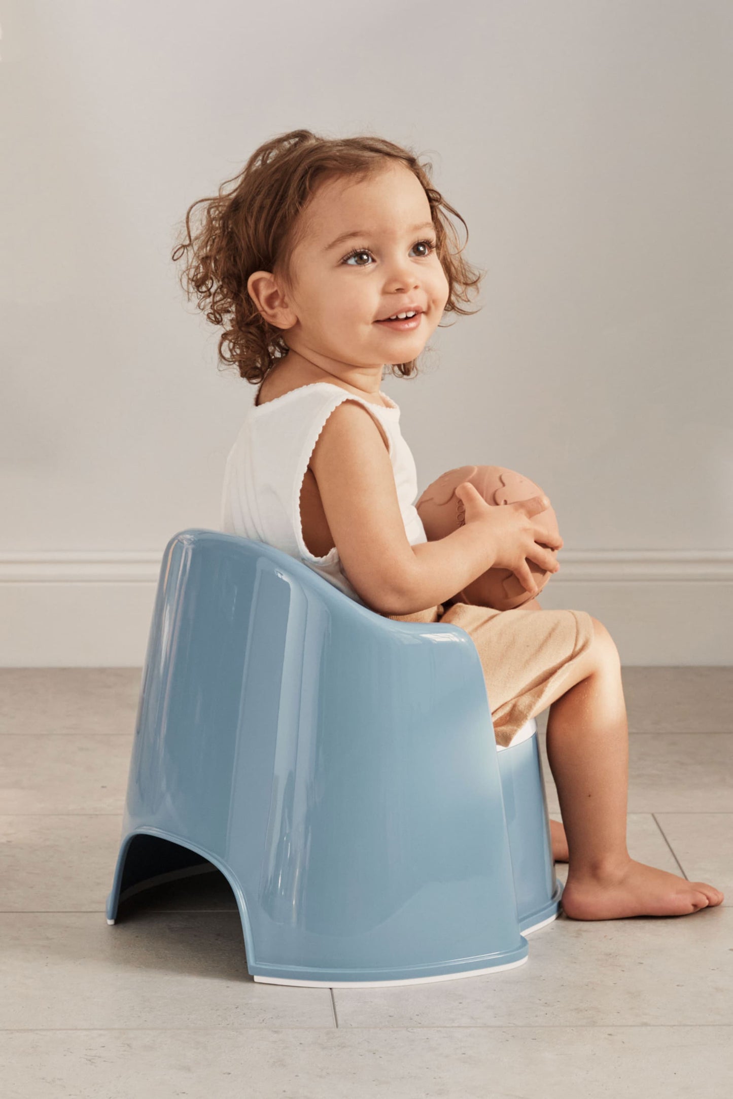 BABY BJORN - Potty Chair | Plavo-bela