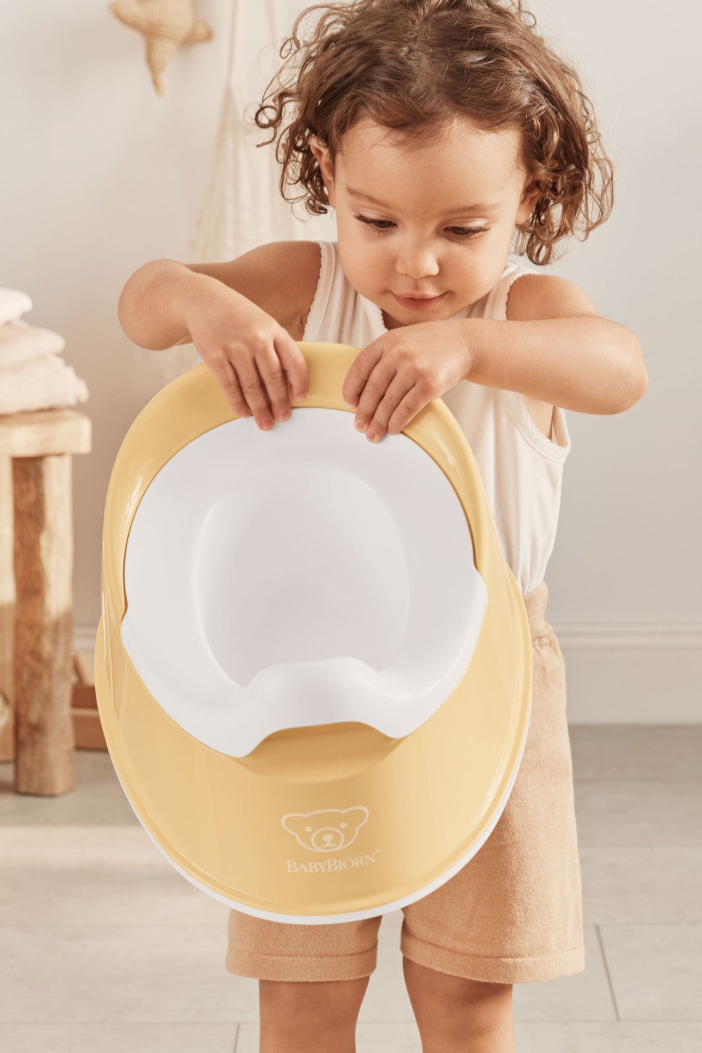 BABY BJORN - Smart Potty | Žuto-bela