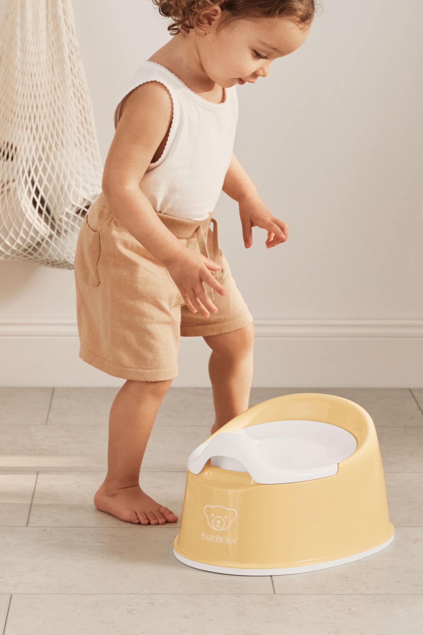 BABY BJORN - Smart Potty | Žuto-bela