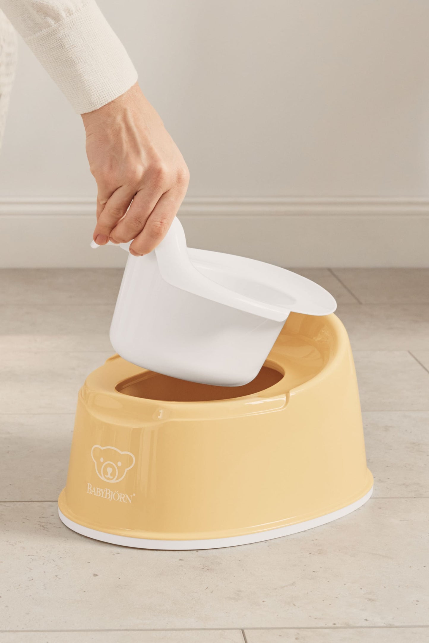 BABY BJORN - Smart Potty | Žuto-bela