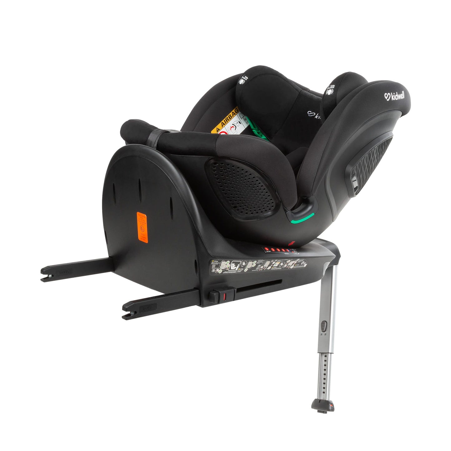 Kidwell GoCar i-Size auto sedište Crno/Sivo